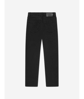 DL1961 Boys Brady Slim Fit Jeans in Black les ligaments