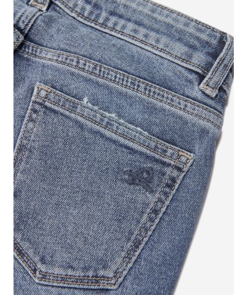 DL1961 Girls Harper Distressed Regular Jeans in Blue la livraison gratuite