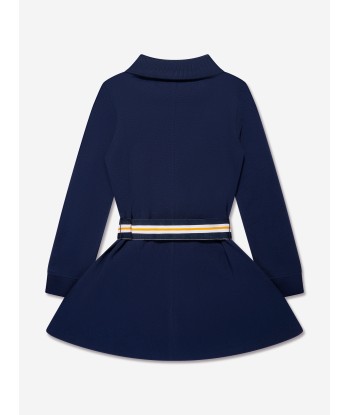 Ralph Lauren Girls Oxford Dress in Navy le concept de la Pate a emporter 