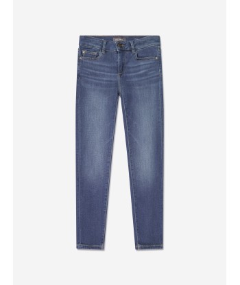 DL1961 Girls Chloe Skinny Fit Jeans in Blue soldes