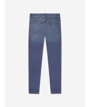 DL1961 Girls Chloe Skinny Fit Jeans in Blue soldes