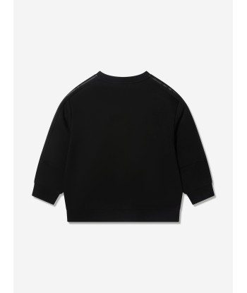 EA7 Emporio Armani Boys Logo Sweatshirt in Black la livraison gratuite