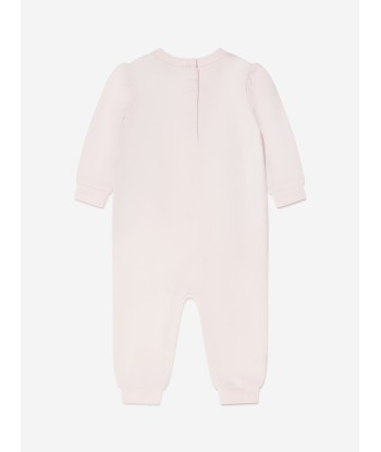 Ralph Lauren Baby Girls Bear Romper in Pink soldes