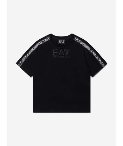 EA7 Emporio Armani Boys Logo T-Shirt in Black livraison gratuite