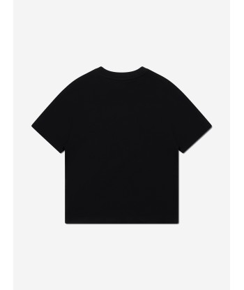 EA7 Emporio Armani Boys Logo T-Shirt in Black livraison gratuite