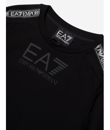 EA7 Emporio Armani Boys Logo T-Shirt in Black livraison gratuite