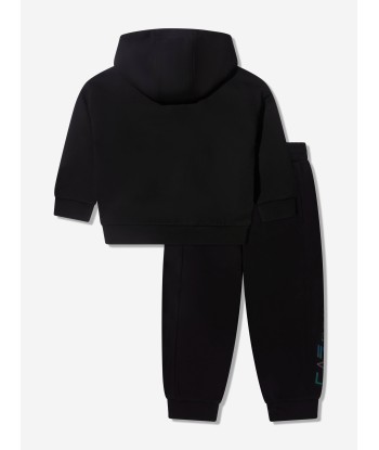 EA7 Emporio Armani Boys Logo Tracksuit in Black de votre