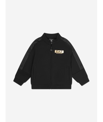 EA7 Emporio Armani Boys Logo Tracksuit in Black le des métaux précieux