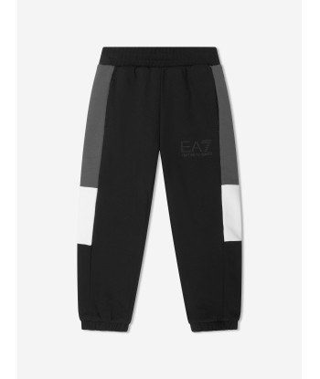 EA7 Emporio Armani Boys Colourblock Tracksuit in Black la chaussure