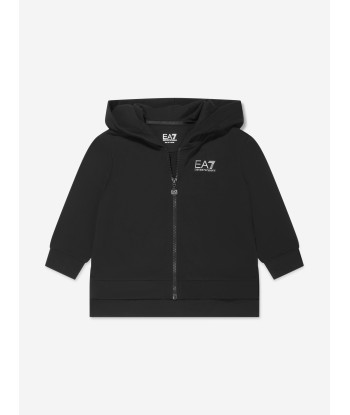 EA7 Emporio Armani Girls Logo Tracksuit in Black rembourrage situé sous