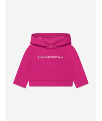 EA7 Emporio Armani Girls Logo Tracksuit in Pink En savoir plus