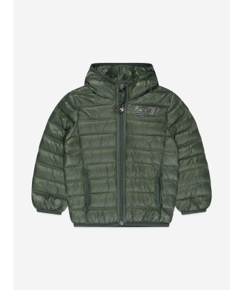 EA7 Emporio Armani Boys Down Padded Puffer Jacket in Green Les êtres humains sont 