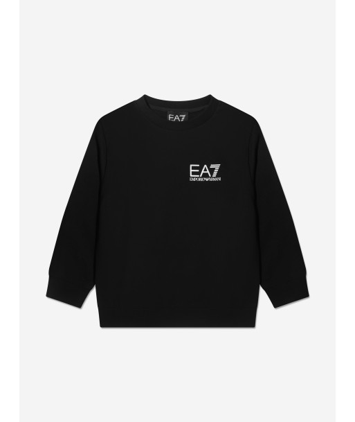 EA7 Emporio Armani Boys Logo Sweatshirt in Black pas cheres