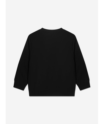 EA7 Emporio Armani Boys Logo Sweatshirt in Black pas cheres