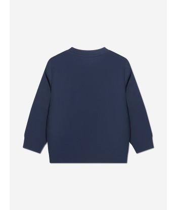 EA7 Emporio Armani Boys Logo Sweatshirt in Navy pas cher chine