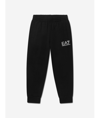 EA7 Emporio Armani Boys Logo Joggers in Black pas cheres