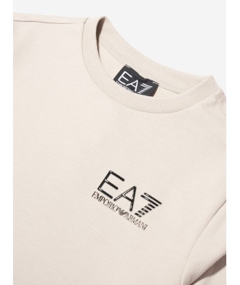 EA7 Emporio Armani Boys Logo Sweatshirt in Beige Voir les baskets