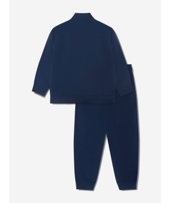 EA7 Emporio Armani Boys Logo Tracksuit in Navy chez Cornerstreet bien 