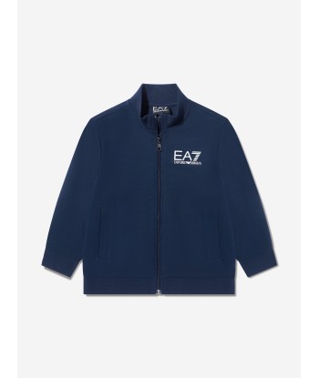 EA7 Emporio Armani Boys Logo Tracksuit in Navy chez Cornerstreet bien 