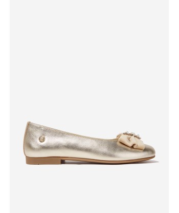 Andanines Girls Slip On Pumps in Gold pour bénéficier 