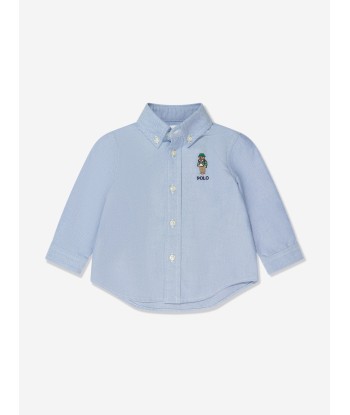 Ralph Lauren Baby Boys  Bear Shirt in Blue sélection de produits