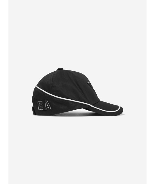 Emporio Armani Boys Logo Cap in Black pas cher chine