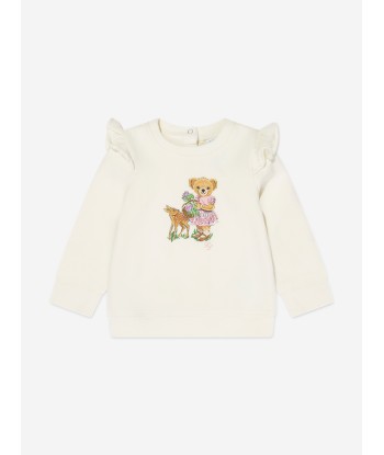 Ralph Lauren Baby Girls Bear Tracksuit in Ivory suggérées chez