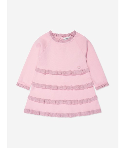 Emporio Armani Baby Girls Frilly Dress in Pink Toutes les collections ici