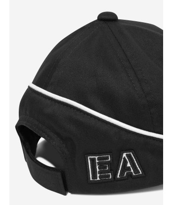 Emporio Armani Boys Logo Cap in Black pas cher chine