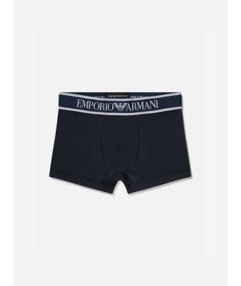 Emporio Armani Boys 2 Pack Boxer Shorts Set in White votre restaurant rapide dans 