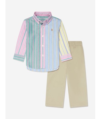 Ralph Lauren Baby Boys Trousers Set in Multicolour vente chaude votre 