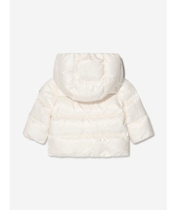 Moncler Enfant Baby Girls Down Padded Natas Jacket in White de l' environnement