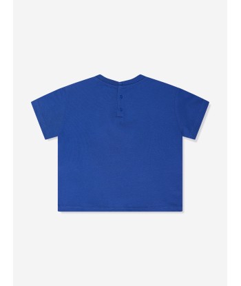 Emporio Armani Baby Boys Logo T-Shirt in Blue plus qu'un jeu 