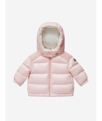 Moncler Enfant Baby Girls Down Padded Valya Jacket in Pink est présent 