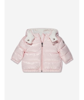 Moncler Enfant Baby Girls Down Padded Valya Jacket in Pink est présent 