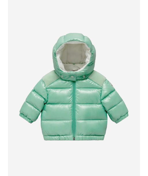 Moncler Enfant Baby Girls Down Padded Valya Jacket in Green france