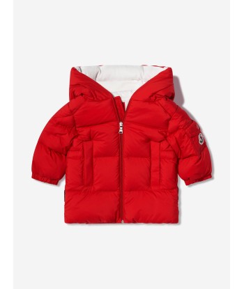 Moncler Enfant Baby Boys Down Padded Marat Long Parka in Red du meilleur 