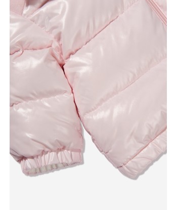 Moncler Enfant Baby Girls Down Padded Valya Jacket in Pink est présent 