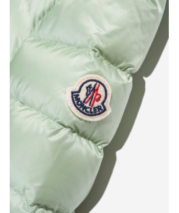 Moncler Enfant Baby Girls Down Padded Odile Jacket in Green la chaussure