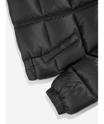 Moncler Enfant Baby Boys Down Padded New Macaire Jacket in Black la livraison gratuite