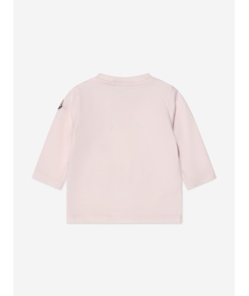 Moncler Enfant Baby Girls Long Sleeve T-Shirt in Pink Vous souhaitez 