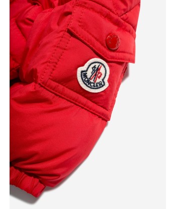 Moncler Enfant Baby Boys Down Padded Marat Long Parka in Red du meilleur 