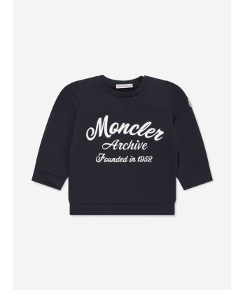 Moncler Enfant Baby Boys Logo Sweatshirt in Navy 2024