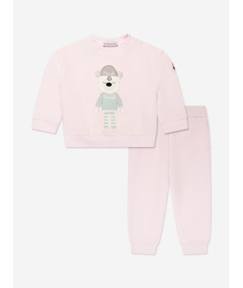 Moncler Enfant Baby Girls Tracksuit in Pink de l' environnement