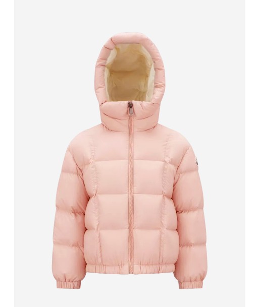 Moncler Enfant Girls Down Padded Ana Jacket in Pink offre 