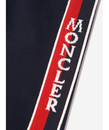 Moncler Enfant Baby Boys Logo Joggers in Navy paiement sécurisé