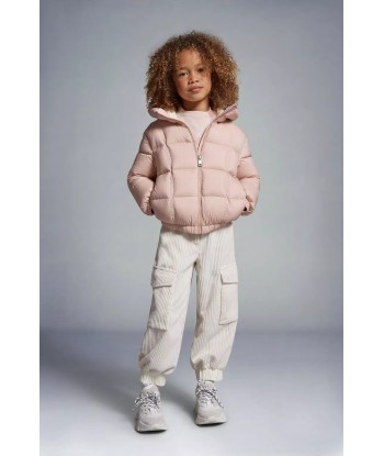 Moncler Enfant Girls Down Padded Ana Jacket in Pink offre 