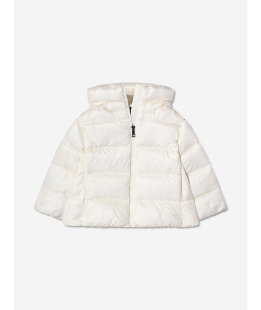 Moncler Enfant Girls Down Padded Irina Jacket in White du meilleur 