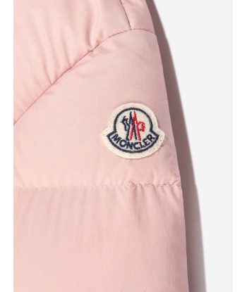 Moncler Enfant Girls Down Padded Ana Jacket in Pink offre 