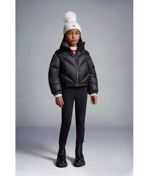 Moncler Enfant Girls Down Padded Mira Jacket in Black destockage